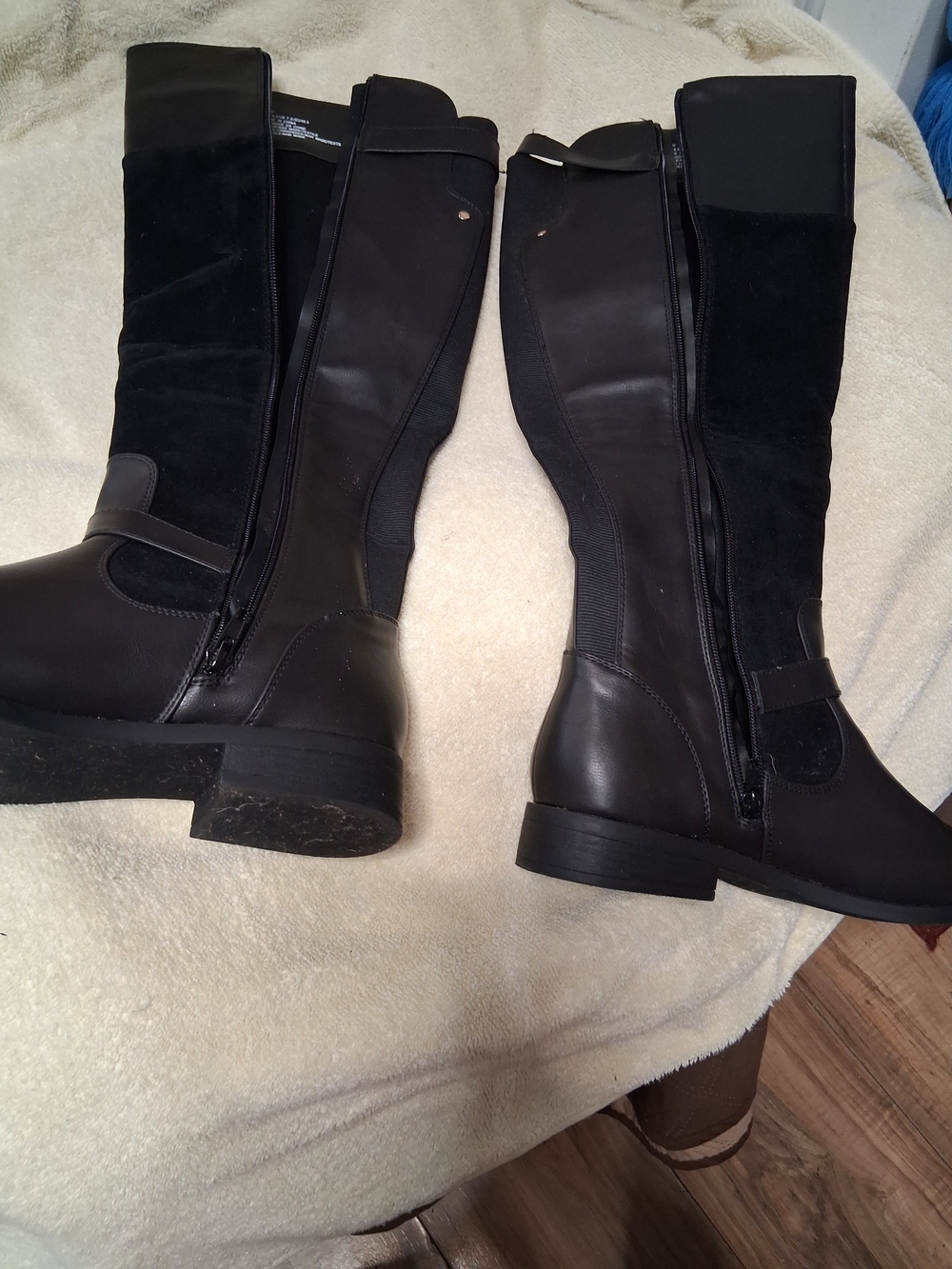 Classic Black Over-the-Knee Boots with Side Zip